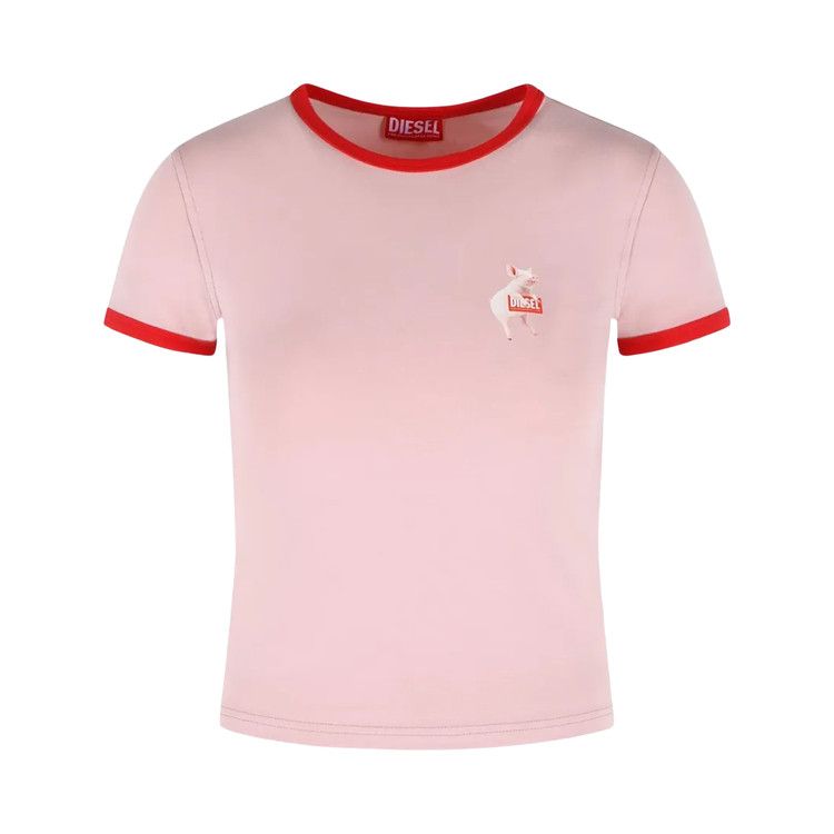 Diesel T-Uncuties Long S12 T-Shirt 'Pink'