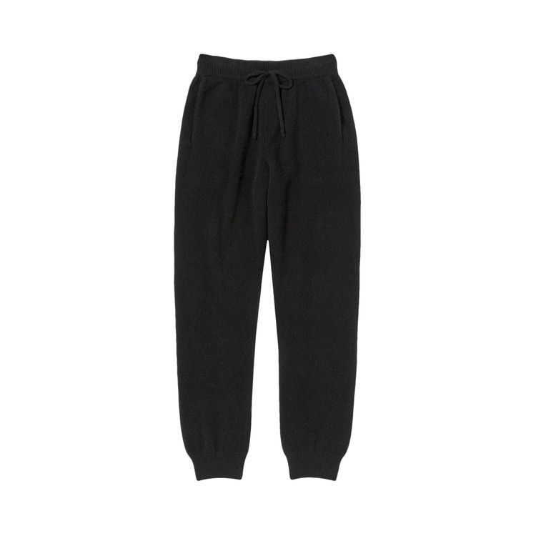 Auralee Baby Cashmere Knit Pants 'Top Black'