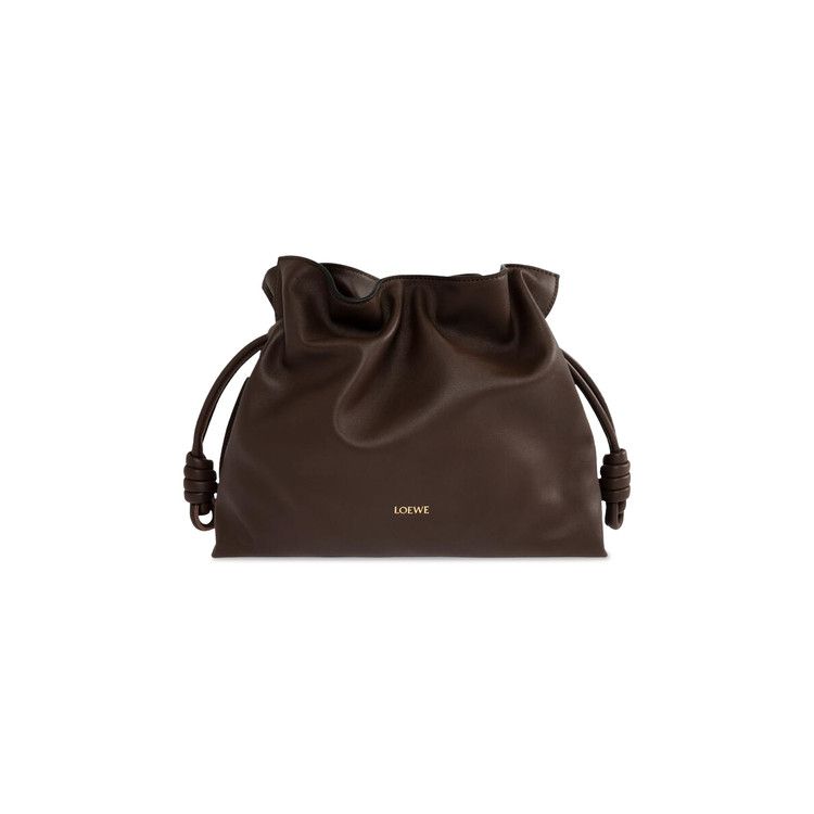Loewe Medium Flamenco Clutch 'Chocolate'