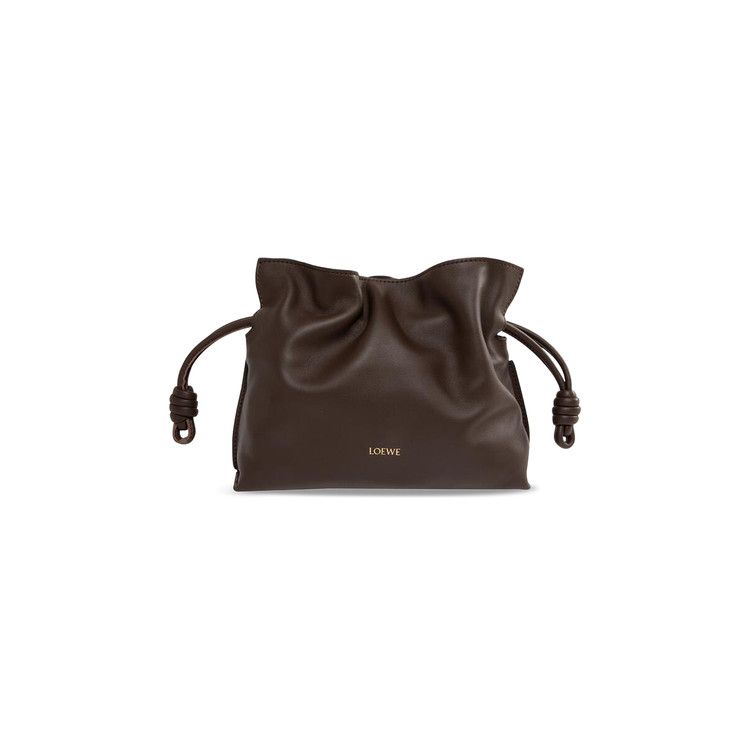Loewe Mini Flamenco Clutch 'Chocolate'