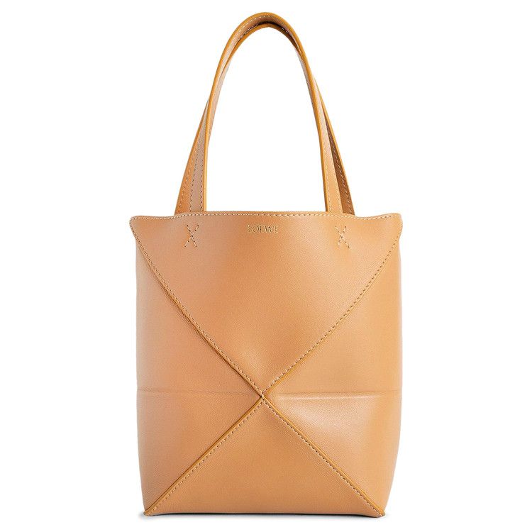 Loewe Puzzle Fold Tote Mini 'Warm Desert'