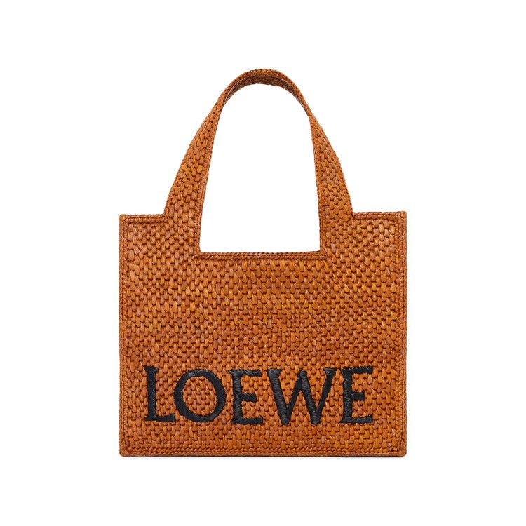 Loewe Font Tote Small Bag 'Honey/Gold'