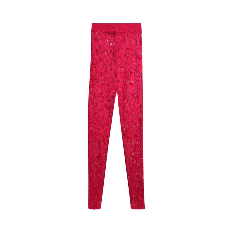 Alaïa Lace Leggings 'Fuchsia'