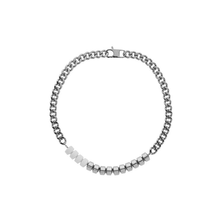 1017 ALYX 9SM Merge Candy Charm Necklace 'Silver/White'