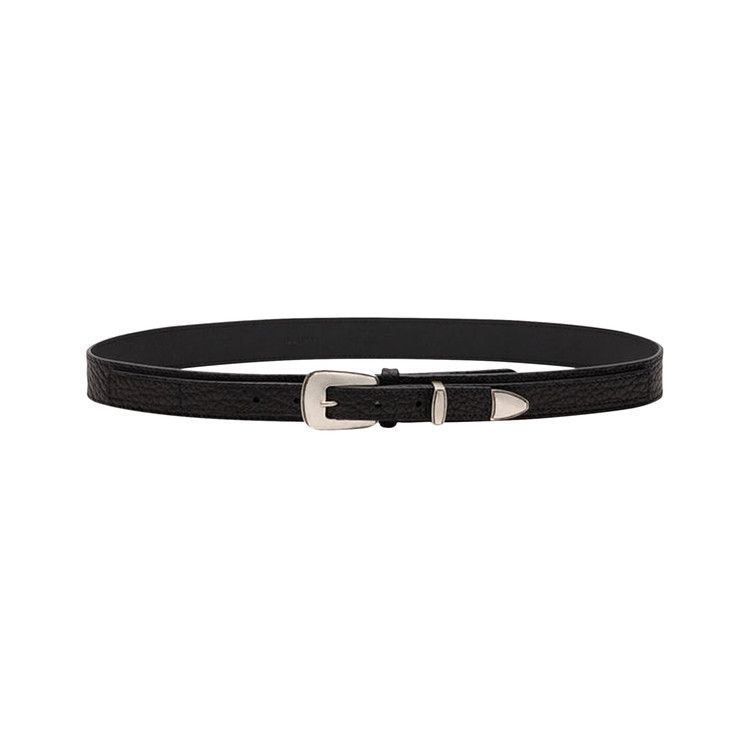 Lemaire Minimal Western Belt 'Black'