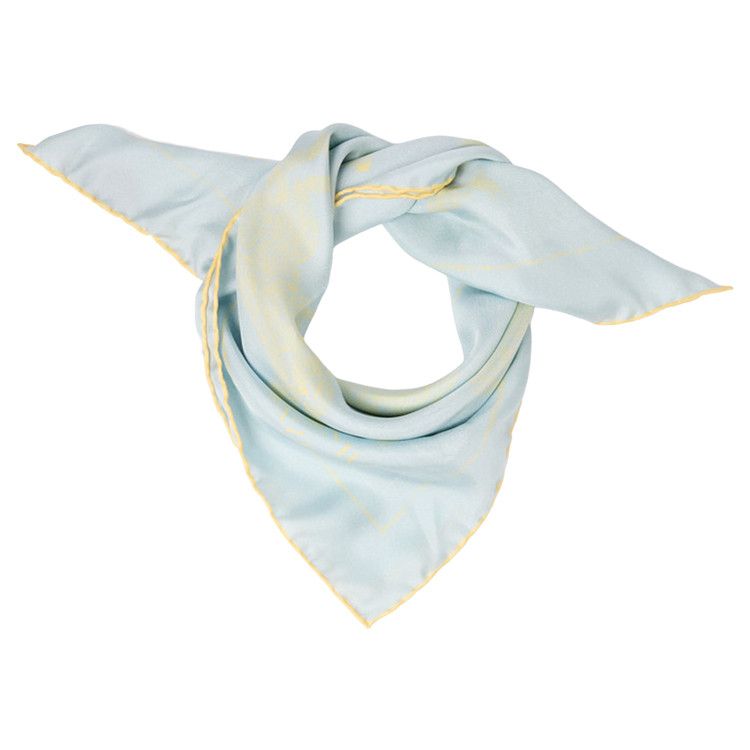 Jacquemus Le Foulard Paysan 'Print Animal Blue/Yellow'