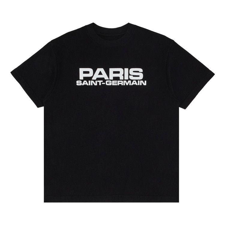 GOAT Exclusive Paris Saint-Germain Block Logo T-Shirt 'Black'