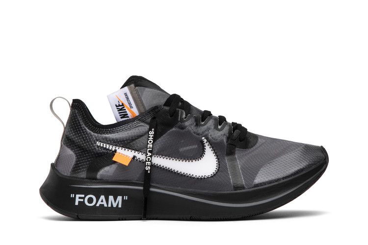 Off-White x Nike Zoom Fly SP 'Black'