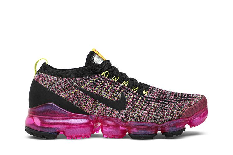 Nike Wmns Air VaporMax Flyknit 3 'Black Pink Blast'
