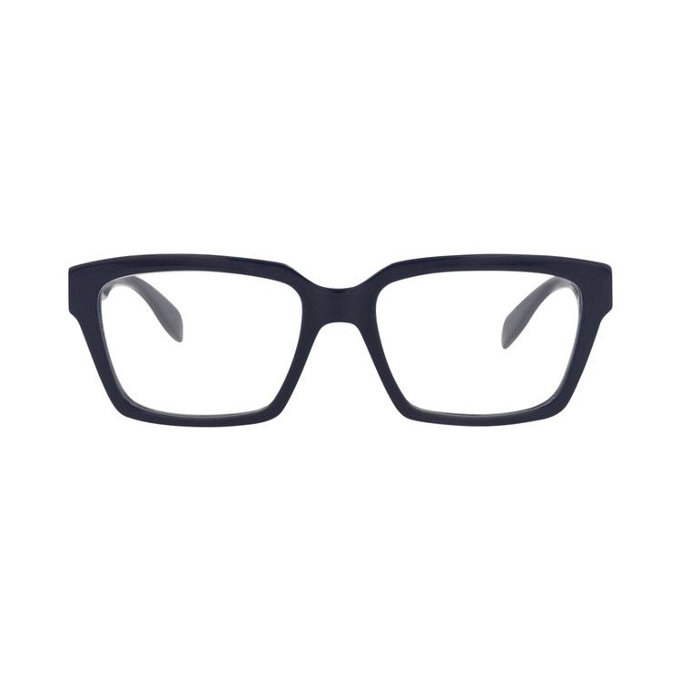 Alexander McQueen Square-Frame Acetate Optical Frames 'Blue Transparent'