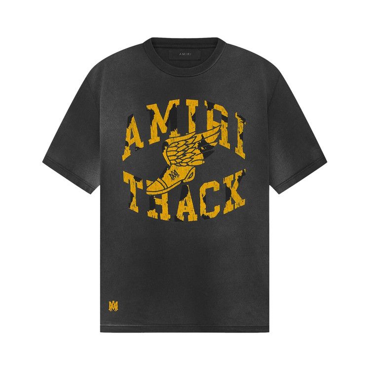 Amiri Track T-Shirt 'Faded Black'