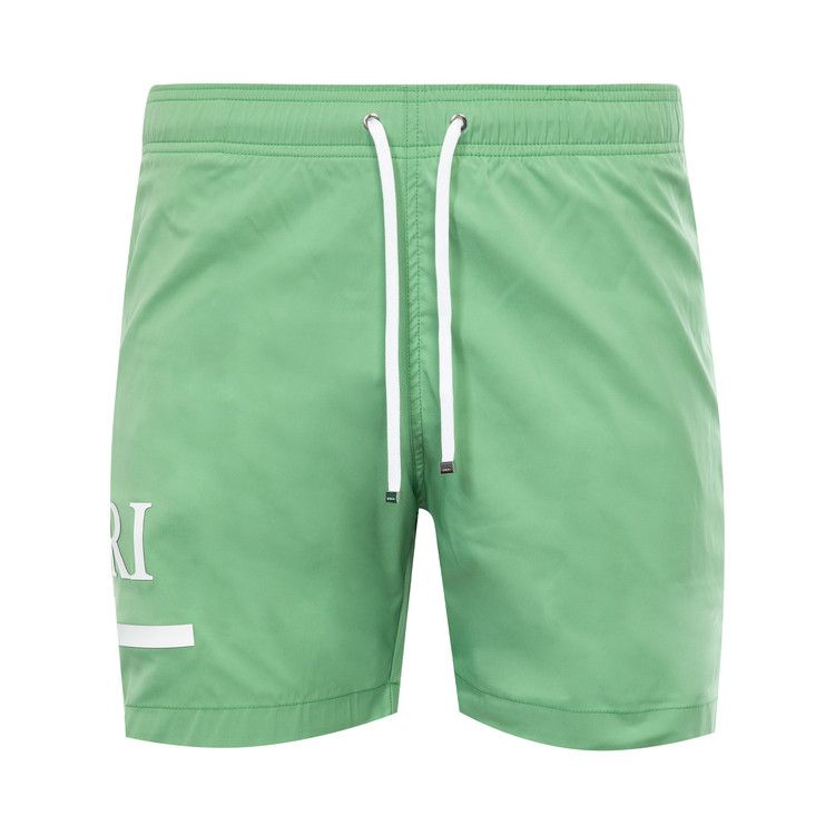 Amiri MA Bar Logo Swim Trunk 'Mineral Green'