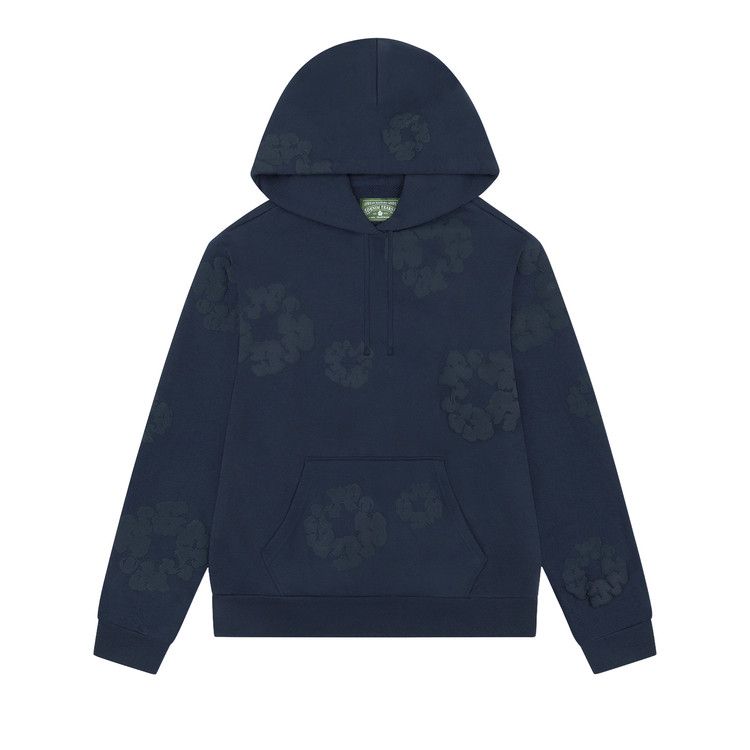 Denim Tears Mono Cotton Wreath Hoodie 'Navy'