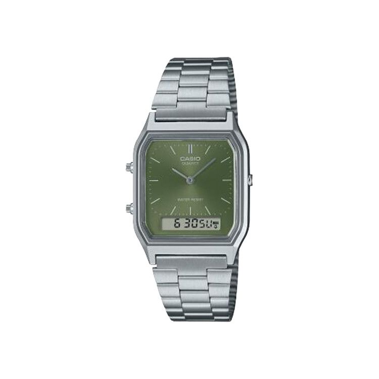 G-SHOCK by Casio Vintage Watch 'Silver/Green'
