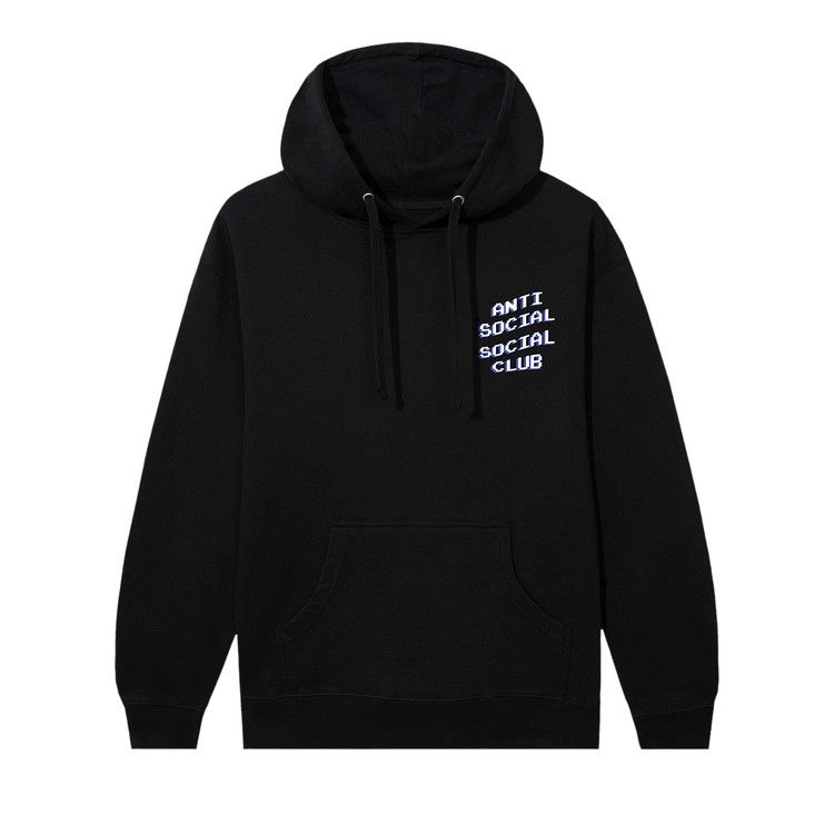 Anti Social Social Club x Pac Man Pixel Hoodie 'Black'
