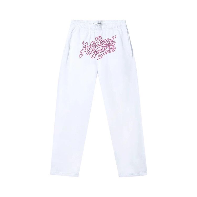 Anti Social Social Club Script Club Sweatpants 'White'