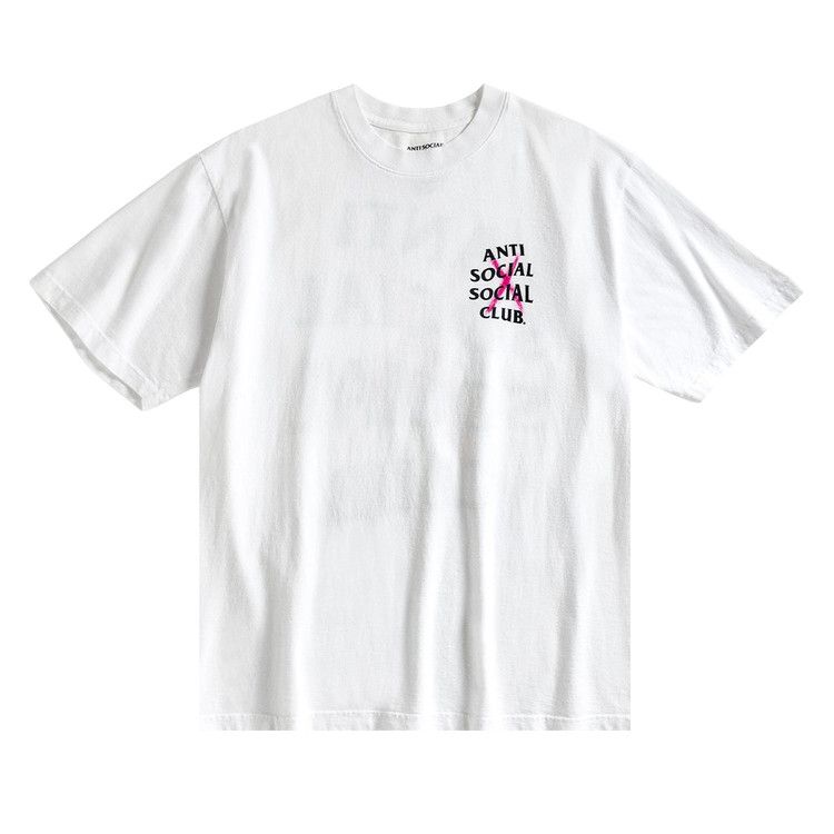 Anti Social Social Club Cancelled Hand Painted Tee 'White'
