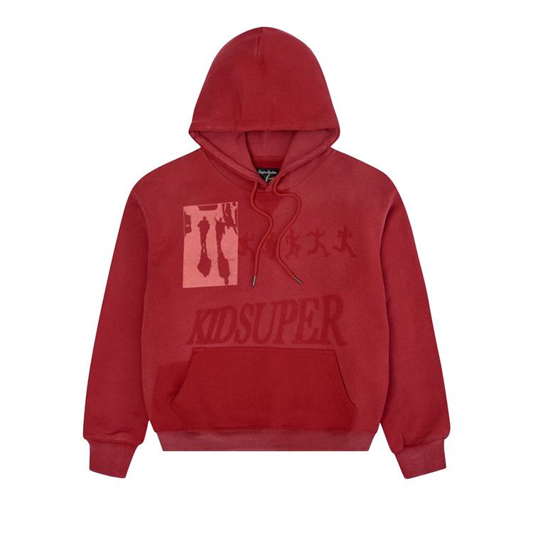KidSuper Sun Faded Hoodie 'Red'