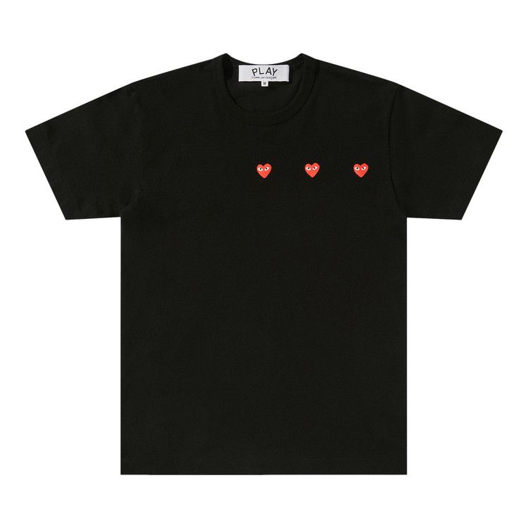 Comme des Garçons PLAY Logo Print Tee 'Black'