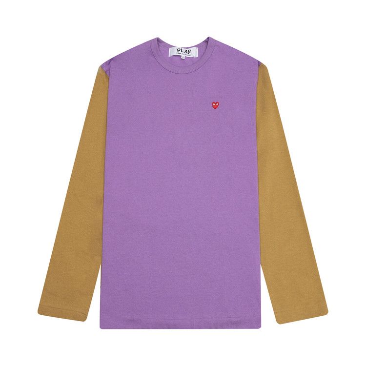 Comme des Garçons PLAY Bi-Colour T-Shirt 'Purple/Olive'