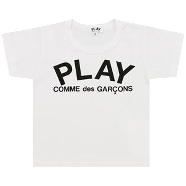 Comme des Garçons PLAY Kids Logo T-Shirt 'White'
