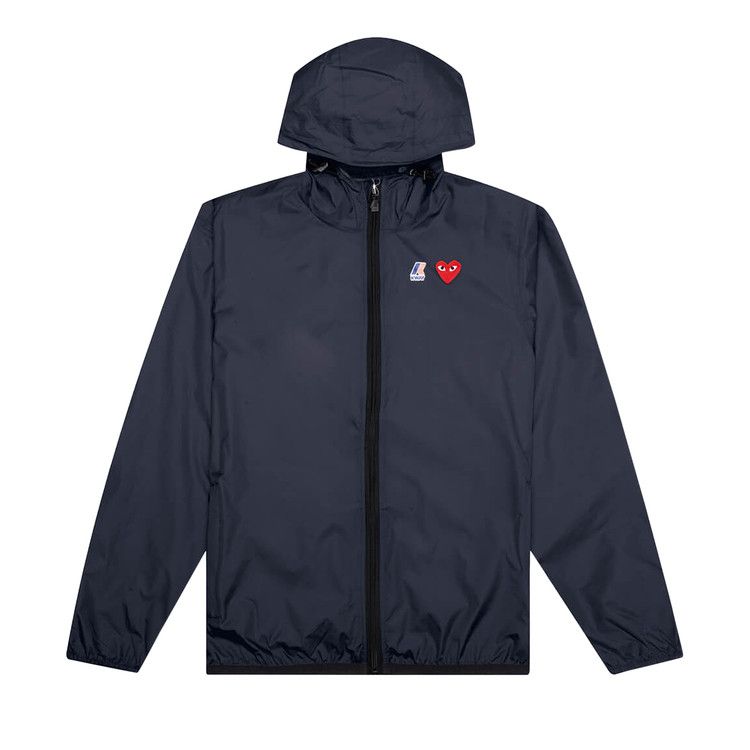 Comme des Garçons PLAY x K Way Full Zip Jacket 'Navy'