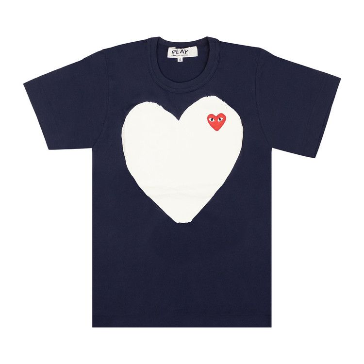 Comme des Garçons PLAY Big Heart T-Shirt 'Blue'