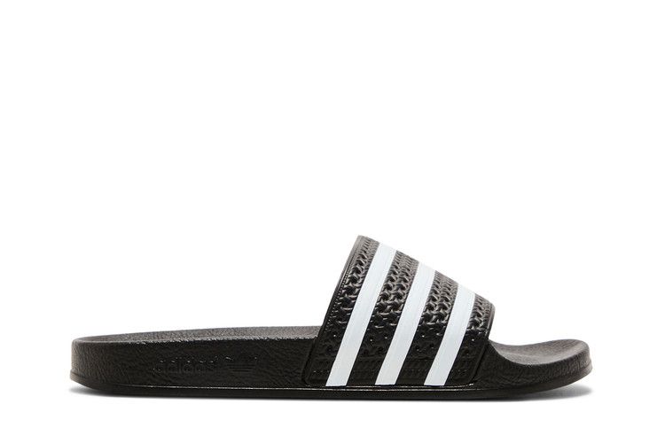 Adidas Adilette Slide J 'Black White'