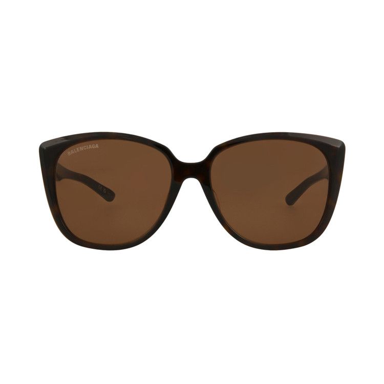 Balenciaga Square Sunglasses 'Havana/Brown'