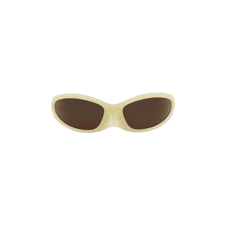 Balenciaga Wrap Around Sunglasses 'Yellow/Brown'