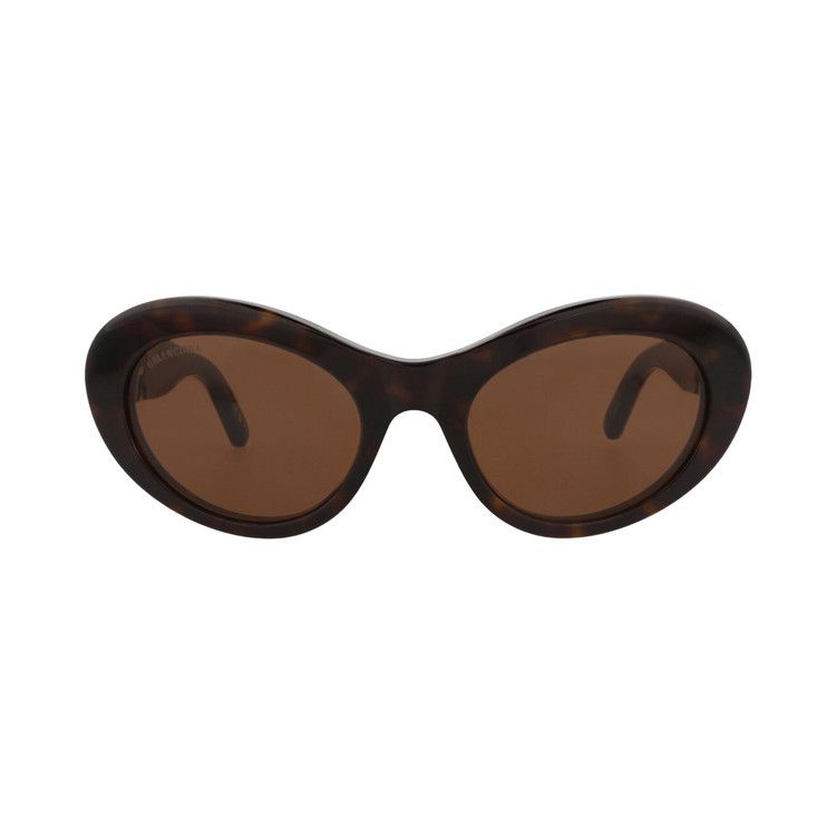 Balenciaga Round Sunglasses 'Havana/Brown'