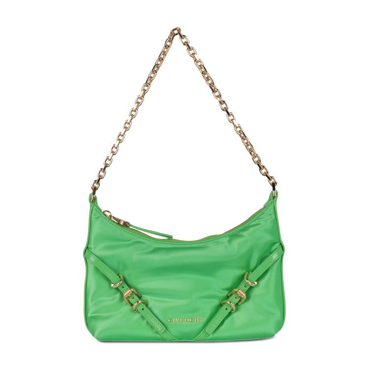 Givenchy Mini Voyou Satin Party Shoulder Bag 'Absynthe Green'