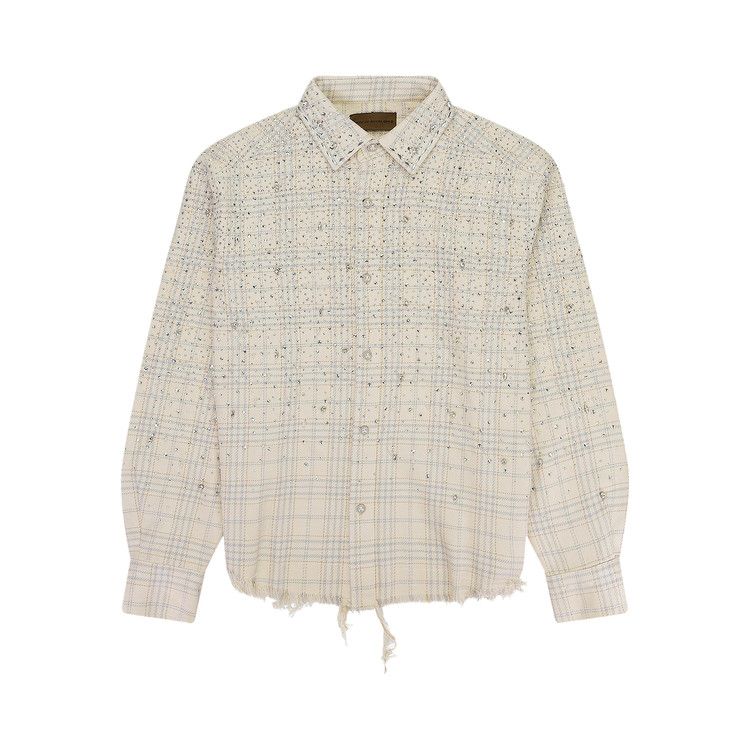 Birth Of Royal Child Pearl And Diamond Button-Down Shirt 'Beige'