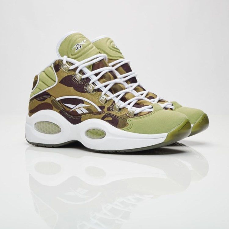 A Bathing Ape x Mita Sneakers x Reebok Question Mid '1st Camo'