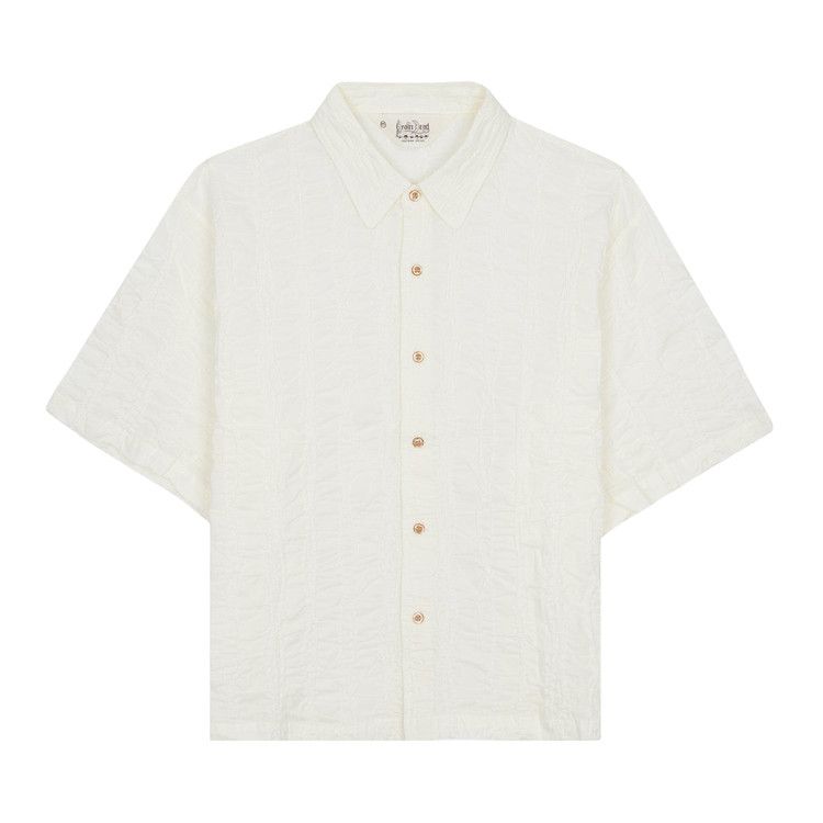 Brain Dead Twisted Piping Shirt 'Natural'