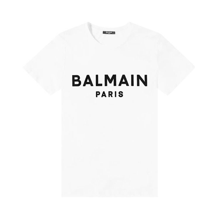 Balmain Logo T-Shirt 'White/Black/Golden'
