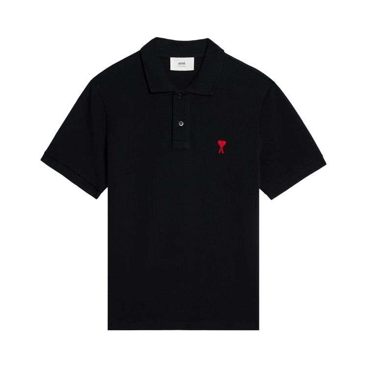 Ami ADC Polo Shirt 'Black'