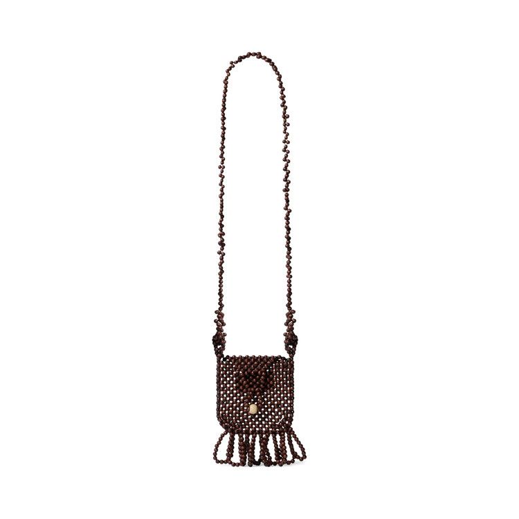 Lemaire Grigri Necklace Bag 'Dark Brown'