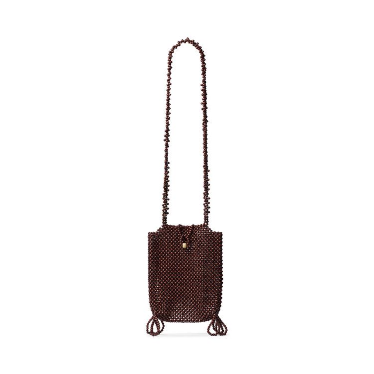 Lemaire Grigri Phone Holder Bag 'Dark Brown'