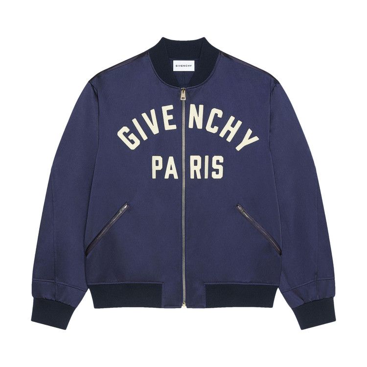 Givenchy Logo Bomber Jacket 'Navy'