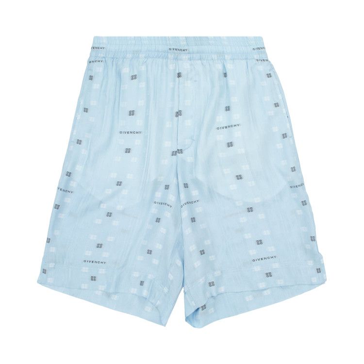 Givenchy Skate Fit Shorts With Elastic Waist Band 'Navy/Light Blue'