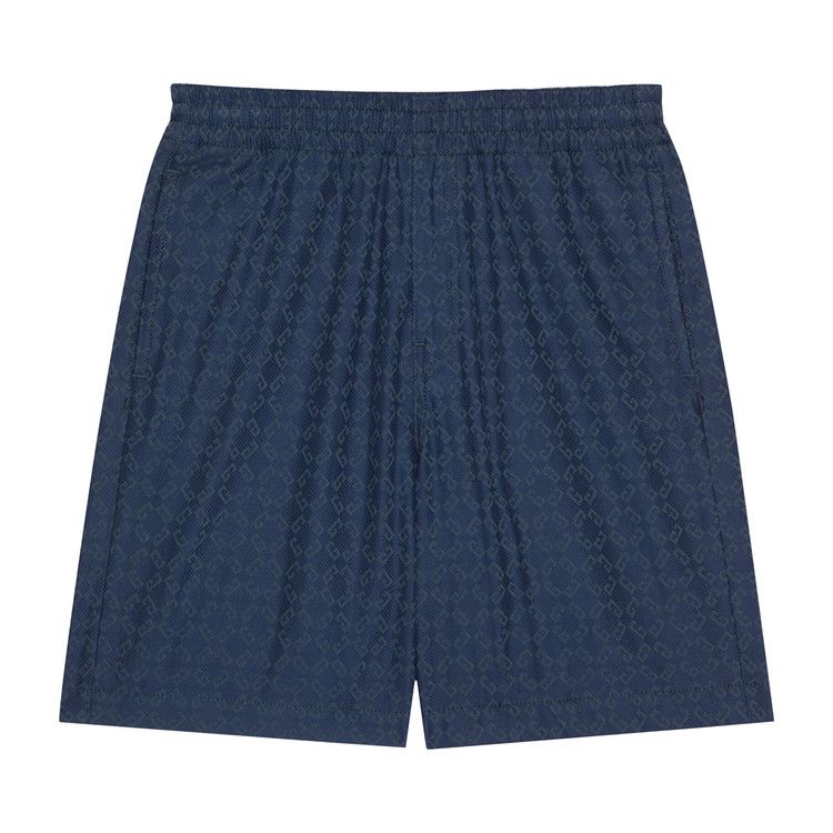 Givenchy Monogram Pattern Deck Shorts 'Grey/Blue'