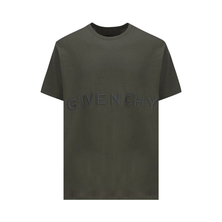 Givenchy Embroidered Oversized T-Shirt 'Greyish Green'