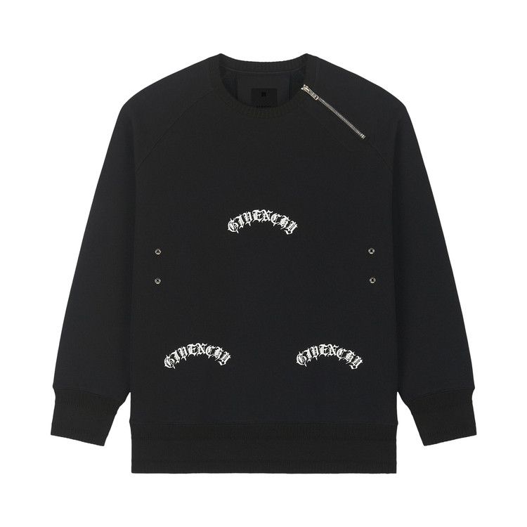 Givenchy Oversized Sweatshirt With Metallic Details 'Black'