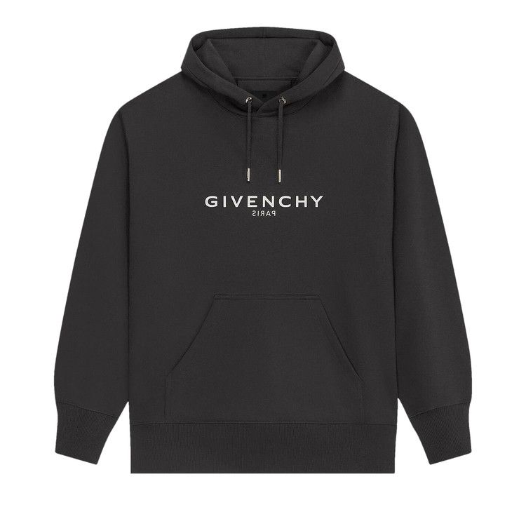 Givenchy Logo Print Hoodie 'Charcoal'