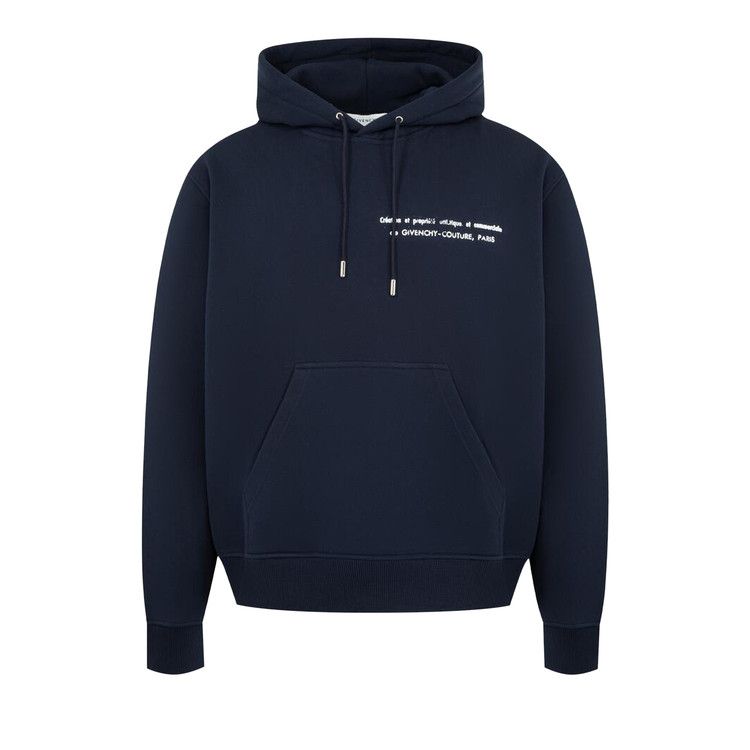 Givenchy Couture Seam Regular Fit Hoodie 'Night Blue'