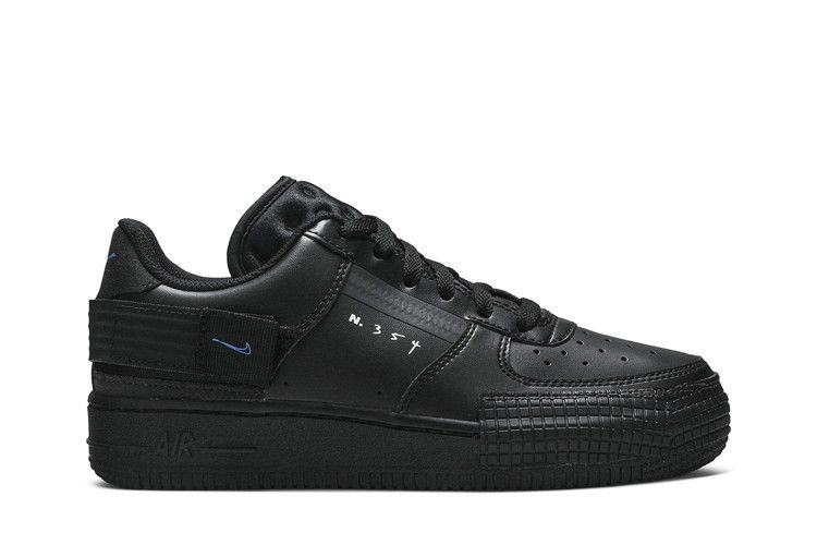 Nike Air Force 1 Type GS 'Black Photo Blue'
