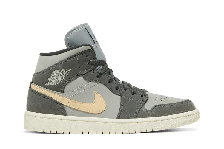 Wmns Air Jordan 1 Mid 'Iron Grey Onyx'