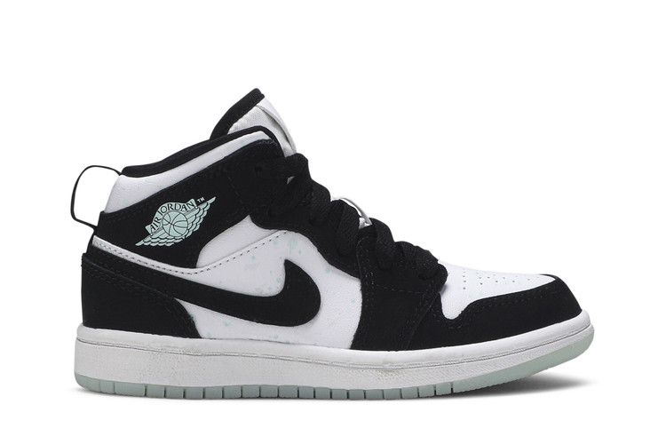 Air Jordan 1 Mid SE PS 'Glow in the Dark Panda'