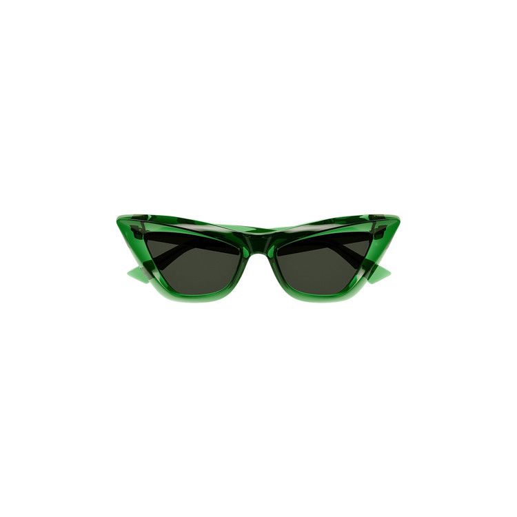 Bottega Veneta Cat Eye Frame Sunglasses 'Green'